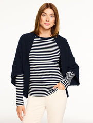 ECHO MIXED STITCH SHRUG | Talbots online