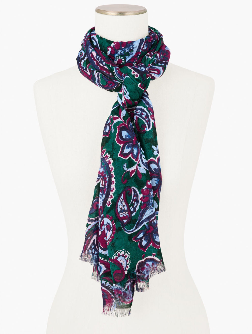 PICCADILLY PAISLEY OBLONG SCARF | Talbots US