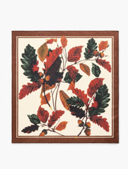 ACORNS & LEAVES WOOL SQUARE SCARF | Talbots online