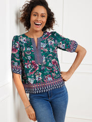 GORGEOUS GARDEN TOP | Talbots outlet