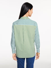 POPLIN TOP - TAILORED STRIPE | Talbots for sale