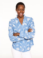 EMBROIDERED TOP - HYDE PARK BLOSSOMS | Talbots US