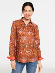 MODERN CLASSIC SHIRT - BLOOMING JACOBEAN | Talbots US