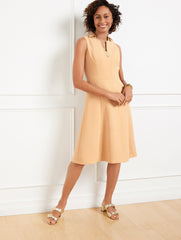 POLISHED CREPE DRESS | Talbots discount