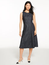 REFINED DENIM MIDI DRESS | Talbots for sale
