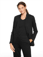 LUXE PONTE SINGLE BUTTON BLAZER | Talbots discount