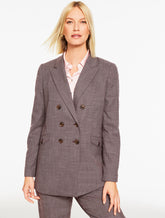 CITY TWILL BLAZER - AUBERGINE | Talbots near me