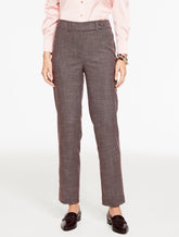 CLASSIC STRAIGHT-LEG TWILL TROUSERS | Talbots on sale