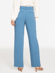 STRAIGHT LEG POLISHED CREPE PANTS | Talbots on sale