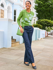 CREWNECK PULLOVER - PLACED FLORAL | Talbots near me