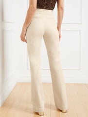 FLARE LEG BANDED WAIST JEANS | Talbots US