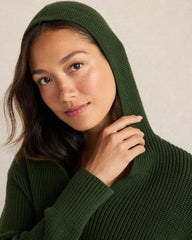ORGANIC COTTON SHAKER STITCH HOODIE | Talbots near me
