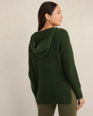 ORGANIC COTTON SHAKER STITCH HOODIE | Talbots US