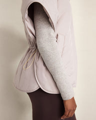 PUFFER DROP SHOULDER VEST | Talbots outlet