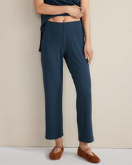 RIBBED KICK FLARE PANTS | Talbots sale