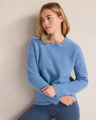 CASHMERE SHAKER STITCH CREWNECK SWEATER | Talbots US
