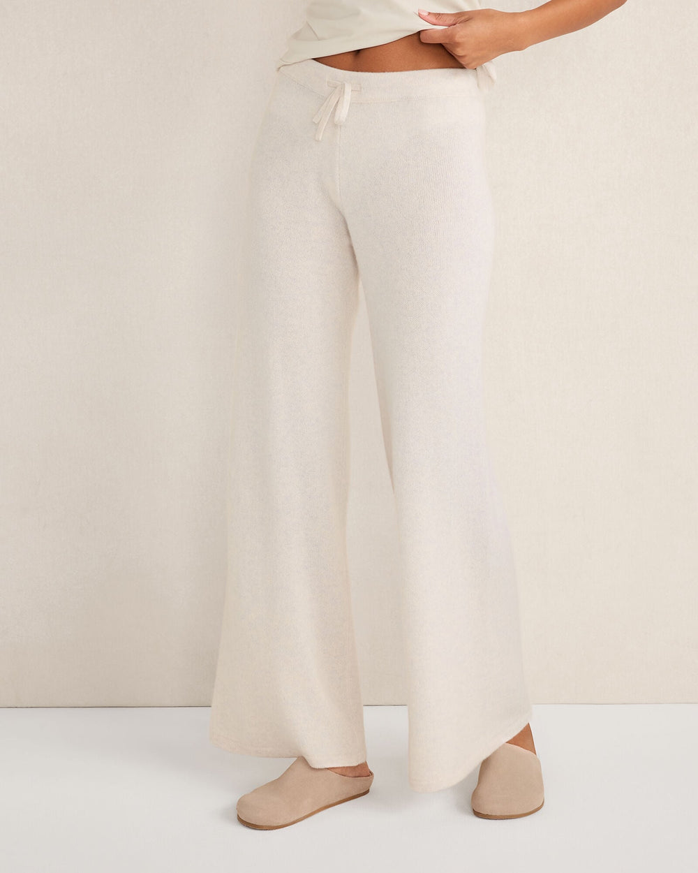 CASHMERE WIDE LEG PANTS | Talbots sale