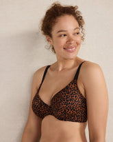 HAVEN WELL WITHIN X TALBOTS EMBRACE LUXE LEOPARD PERFECT COVERAGE BRA | Talbots online