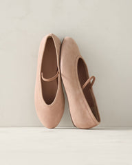 SUEDE MARY JANE BALLET FLATS | Talbots for sale