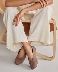 SUEDE MARY JANE BALLET FLATS | Talbots for sale