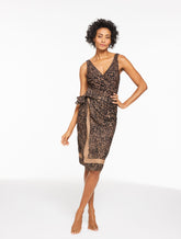 AQUA CLUB PAREO COVER-UP - LEOPARD | Talbots on sale
