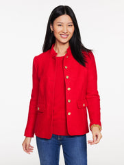 BERKSHIRE WOOL OFFICER JACKET | Talbots sale
