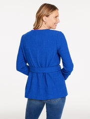 TIE WAIST TWEED JACKET | Talbots sale