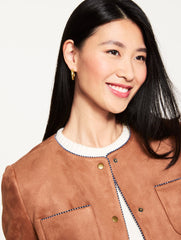 FAUX SUEDE JACKET | Talbots near me