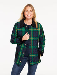 PUFFER JACKET - SLOANE TARTAN | Talbots outlet