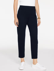 TAPERED LEG PASSPORT PONTE PANTS | Talbots discount