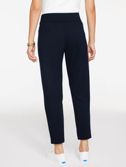 TAPERED LEG PASSPORT PONTE PANTS | Talbots discount