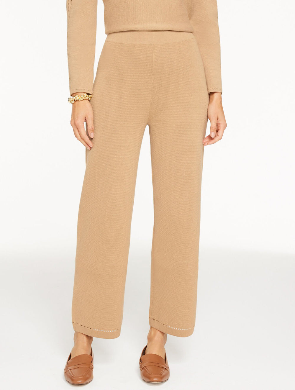 STRAIGHT LEG SWEATER STUDIO PANTS | Talbots US