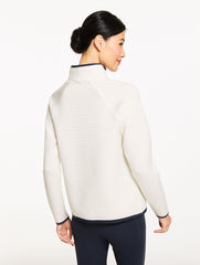 AIRKNIT STRETCH MESH HALF-ZIP PULLOVER | Talbots on sale