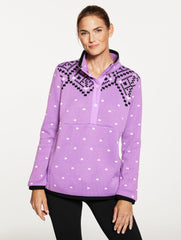 SHERPA MOCKNECK PULLOVER - DIAMOND FAIR ISLE | Talbots sale