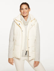 HOODED PUFFER VEST | Talbots on sale