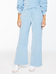 VELOUR WIDE LEG PANTS | Talbots online