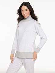 AIRKNIT STRETCH TURTLENECK TUNIC PULLOVER | Talbots online