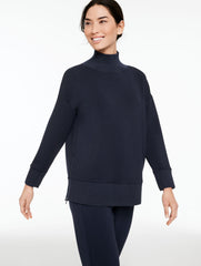 AIRKNIT STRETCH TURTLENECK TUNIC PULLOVER | Talbots US