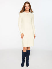 CABLE KNIT SHIFT DRESS | Talbots discount