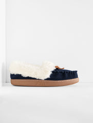 CLEO SUEDE FAUX FUR MOCCASINS | Talbots near me