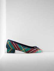 GABRIEL BLOCK HEEL PUMPS - JOYFUL TARTAN | Talbots US