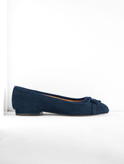 MADISON RHINESTONE SUEDE BALLET FLATS | Talbots on sale
