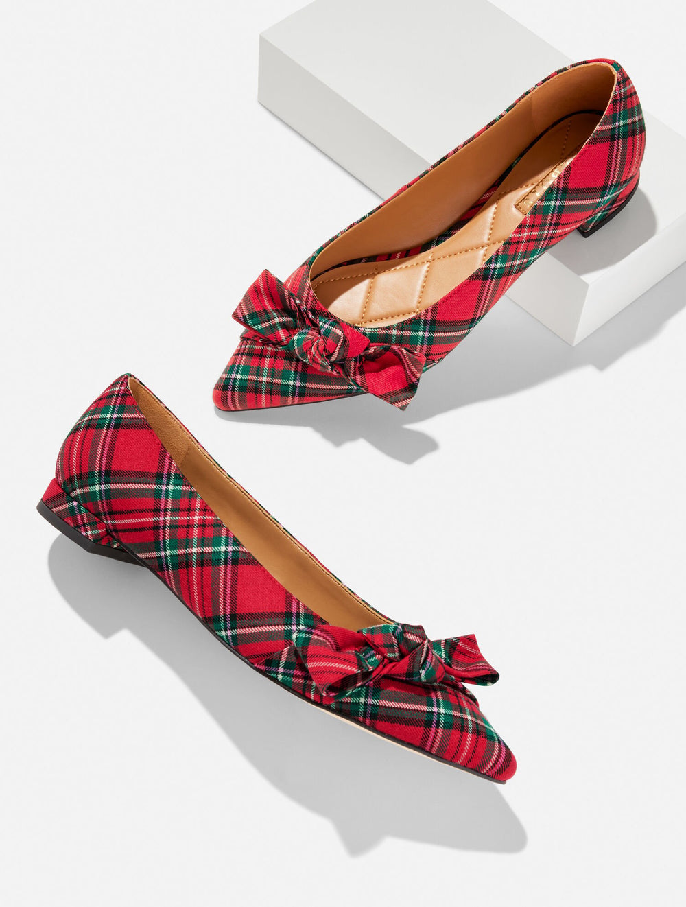 PORTIA BOW FLATS - CIDER PLAID | Talbots near me