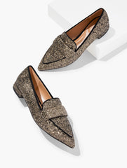 SCARLET SPARKLE POINTED TOE LOAFERS | Talbots sale