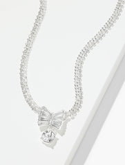 EMBELLISHED PENDANT NECKLACE | Talbots on sale