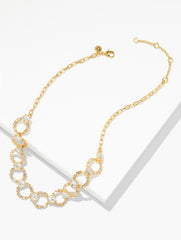 INTERLOCKING BAGUETTE NECKLACE | Talbots near me