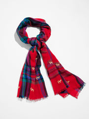 WISHFUL PLAID OBLONG SCARF | Talbots sale