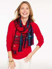 WISHFUL PLAID OBLONG SCARF | Talbots sale