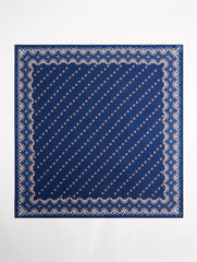 MEDALLION SILK SQUARE SCARF | Talbots sale