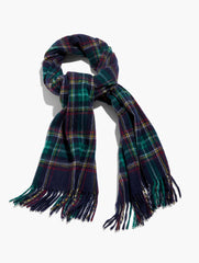CASHMERE WATERWEAVE SCARF - MIDNIGHT PLAID | Talbots near me